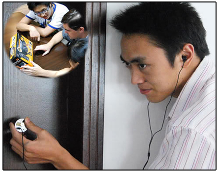Spy Wall Listening Device