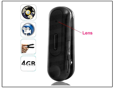 Spy Hidden Clip Bluetooth Camera