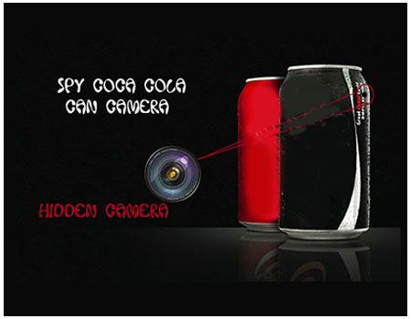 Spy Coca Cola Can Camera