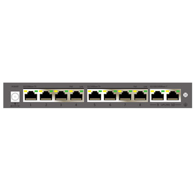 CP-TNW-HP8G2-12 8 Port Fast Ethernet POE switch with 2 GE Ports