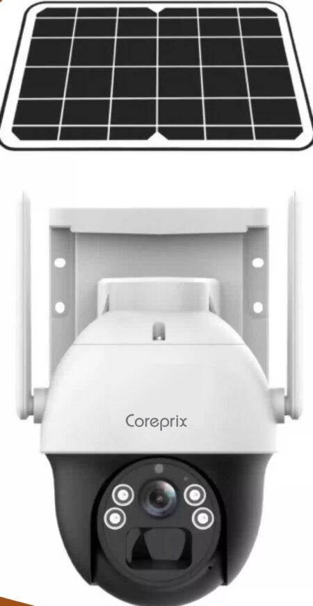 COREPRIX 4MP MINI PT 4G SOLAR -10X ZOOM DUAL LENS COLOR CAMERA