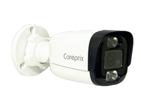 Coreprix 4 Mp Ip Network Dual Star Light /Color Bullet Camera With In-built Audio