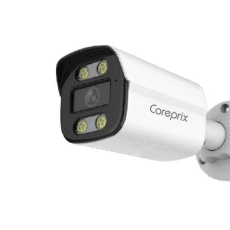 Coreprix 5 Mp Ip Network Dual Star Light /Color Bullet Camera With In-built Audio