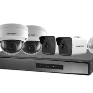 Hikvision NK42E3H-1T(WD) – 2MP PoE Mixed Bullet & Dome Security Kit