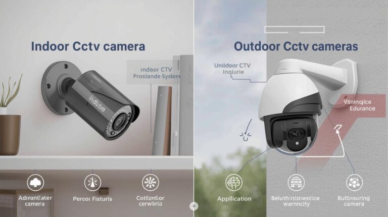 Indoor vs Outdoor CCTV Cameras – Expert Advice from BookMyCCTV