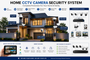Home CCTV Cameras security system for complete protection