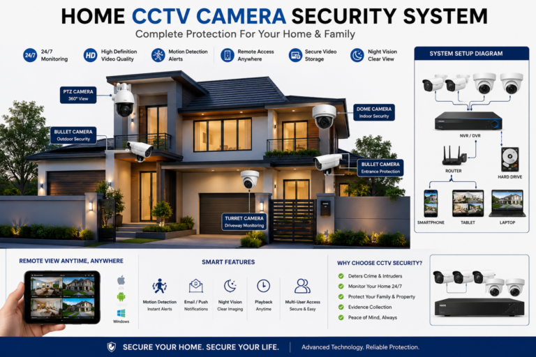 Home CCTV Cameras and the Best Setup for Full Security