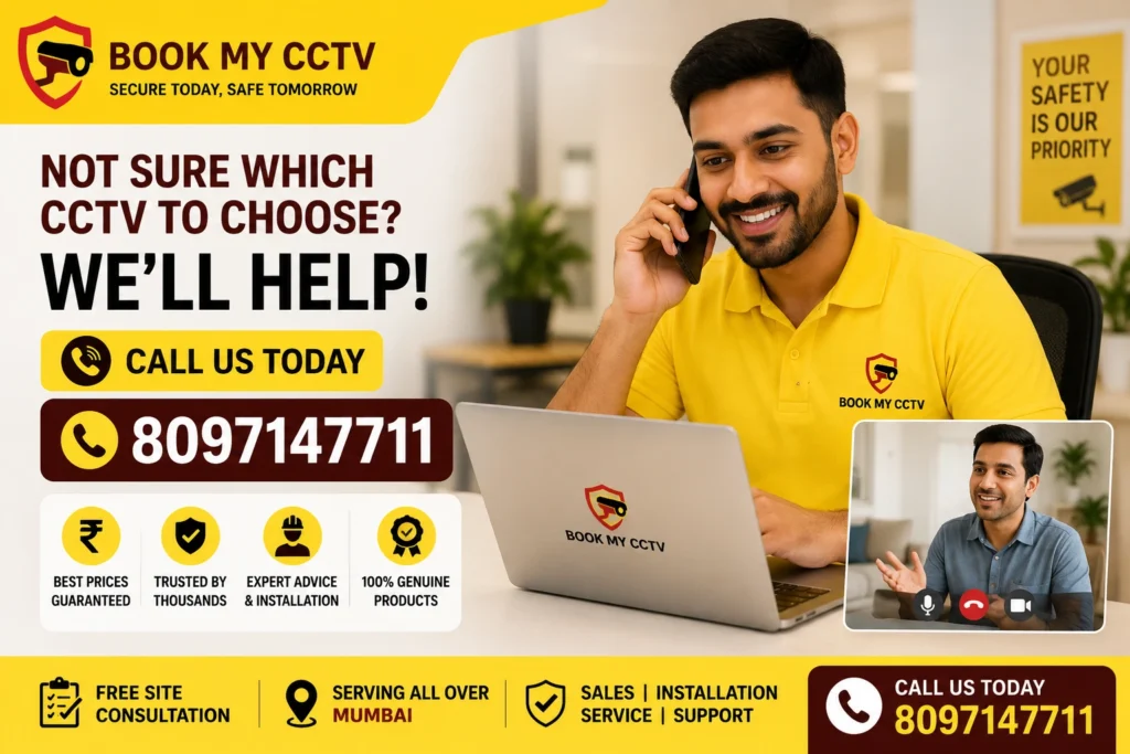 BookMyCCTV expert providing free CCTV consultation in Mumbai