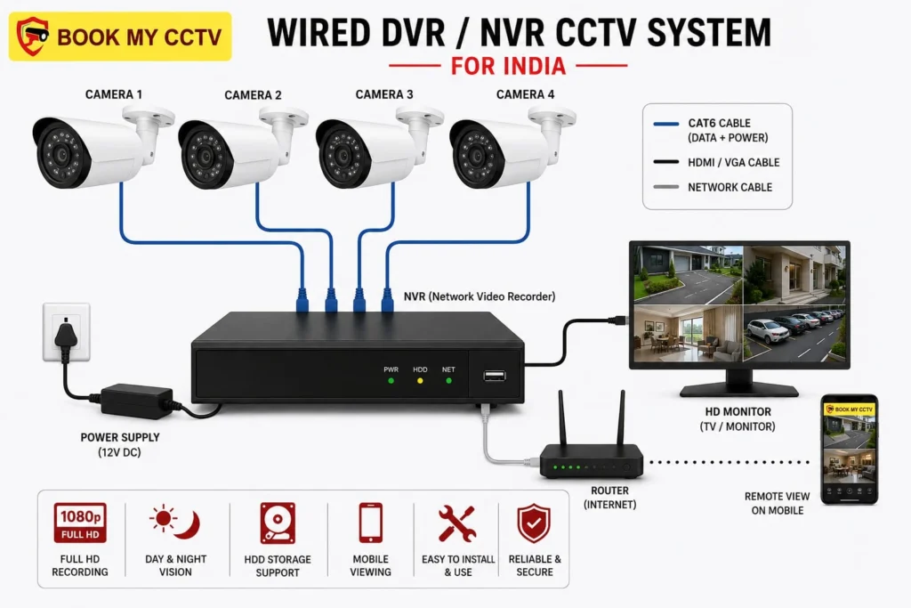 Wireless vs Wired CCTV installation guide